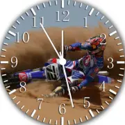 Motorcross Frameless Borderless Wall Clock Nice For Gifts Decor W406