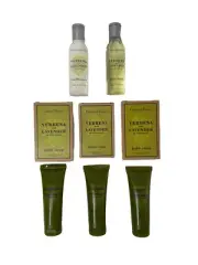 Crabtree & Evelyn Verbena Lavender Shampoo Conditioner Soap Body Wash Lot of 8