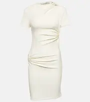 [Christopher Esber] Christopher Esber Ring-detail minidress AU 10 white