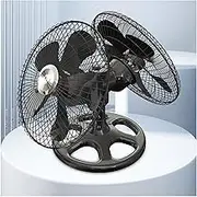 Double-sided oscillating fan, high velocity floor fan, industrial fan, 3 speeds, rotating large area air supply, suitable for warehouse, workshop, garage, factory and basement