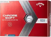 Callaway Chrome Soft 2022 Golf Balls, 1 Dozen (Pack of 12), 3 Pieces