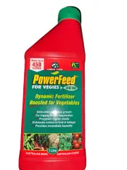 PowerFeed FOR VEGIES Concentrate - 1L makes up to 450L - NEW - FREE SHIP in Aust