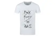 Pink Floyd Unisex Adult The Wall Logo T-Shirt (White) - UTRO1661