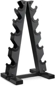 CAP Barbell A-Frame Dumbbell Weight Rack | Color Series Carbon