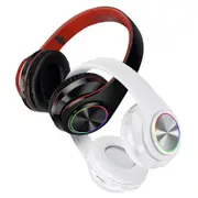 Wireless Bluetooth Rechargeable LED Sports and Gaming Headset