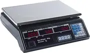 Kitchen Digital Electronic Scale 40KG 1g Accuracy Commercial Shop Platform Postal Weight Scales Food (40KG Black)