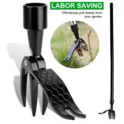 WeedHA Puller Stand Up Weed Tool with Handle Garden Outdoor Root Remover Killer