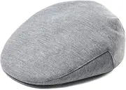 [Generic] Men Flat Cap Ivy Newsboy Hats Beret Solid Pattern Classic Daily Caps