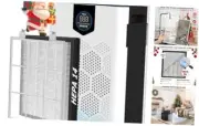Air Purifiers for Home with H14 Hepa 3000 Sq ft+washable filter+HEPA 14