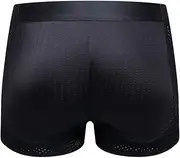 [JOCKMAIL] Mens Butt Padded Underwear Mens Mesh Shapewear Boxer Briefs with Butt Enhancing Pads