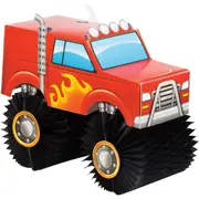 Monster Truck Rally Honeycomb Centrepiece