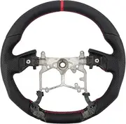 Car Accessories Compatible For Toyota 4Runner 2010-2023 / Tundra 2014-2021 Perforated Leather Customizeds Steering Wheel Replacement(Without Heating)