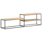 TV Cabinet 180x30x50 cm Rough Mango Wood vidaXL