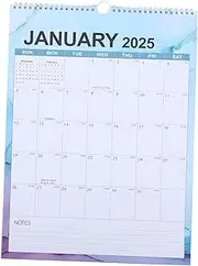 jojofuny Wall Calendar Printed Hanging Monthly Calendar for Organizing Plans Reminders Smooth Surface Design present for Scheduling Enthusiasts