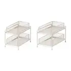 Pull Out Cabinet Organizer Spice Rack Versatile Bathroom Storage Organizer