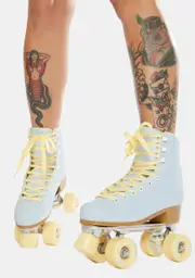 [Impala Rollerskates] Sky Blue Quad Roller Skates