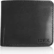 [EDWIN] Bi-Fold Wallet, Made in Japan, Tochigi Leather, Cowhide Leather, Gift Box, Card Storage, Bill Storage, Coin Purse
