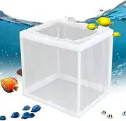 Fish Breeding Box,Fish Isolation Box Mesh Box | Juvenile Fish Separation Net, Tank Incubator Box, Fish Fry Hatchery with Suction Cups