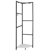Fin Decorative Clothes Hanger Stand Coat Hat Racks Hall Tree Leaning/ Free Standing