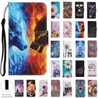 For Samsung Galaxy A50 A51 A52 A53 A54 A55 PU Leather Pattern Wallet Case Cover