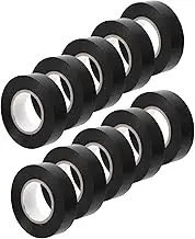 iplusmile 10Rolls High Temp Electrical Tape Flame Retardant Indoor Electric Tape Moisture Resistant Insulation for Reliable Bonding Options