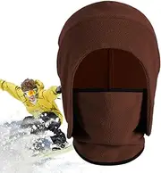 [wiroouia] Winter Face Cover - Cold-Resistant Face and Neck Covering | Outdoor Cycling Headgear, Thermal Winter Neck Scarf, Cold Weather Face Shield for Motorcycle