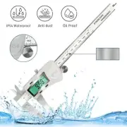 Digital Caliper IP54 ,6" Calipers Measuring Tool - Electronic Micrometer Caliper