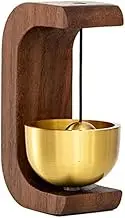 2024 Wooden Doorbell Bell Wind Chimes Wireless Doorbell for Home Entrance Door Bell Aesthetic Room Wall Decor-B, 2PCS
