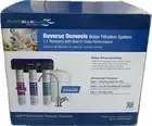 Pure Blue H2O Reverse Osmosis Water Filtration System 3 Stage w/ Faucet Clean