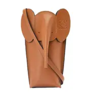 Loewe Elephant Pocket Shoulder Bag One size brown