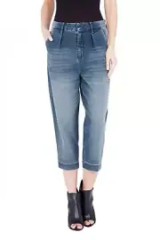 Sass & Bide Women's Night Vision Denim Cropped Pants Jeans Blue Tint 2 Nwt $270