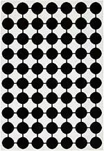 Nordic Black Stripe Plush Rug Soft Carpet for Living Room, Bedroom & Study(Flannel-12,Custom Contact us)