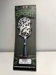 NEW L'or Absinthe Spoon Original Silver Metal Sugar Cube Drink Czech Republic 6"