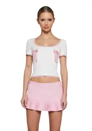 [Sugar Thrillz] Ladylike Manner Baby Tee
