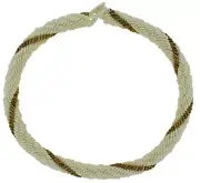 GENESIS OSTRICH EGG SHELL NECKLACE. THICK . SINGLE SWIRL..