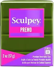 Sculpey Premo- 57g - Spanish Olive Polymer Clay