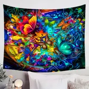 Butterflies Crazy Design Tapestry