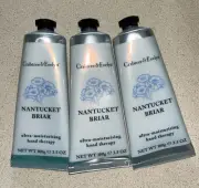 Crabtree & Evelyn NANTUCKET BRIAR Hand Therapy 3.5 oz each New Sealed Set of 3