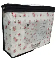Modern Threads Sweet Rose Ivory 4 Pc Sheet Set Printed Brushed Microfiber Full