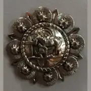 Old Silver Praying Cowboy Concho