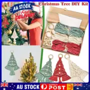 Christmas Tree DIY Kit Woven Macrame Christmas Trees DIY Set Wall Hangings DecHA