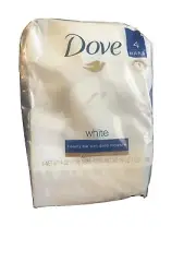 Dove White Beauty Bar 4 oz of Bar Soap Pack Of 4 Bars