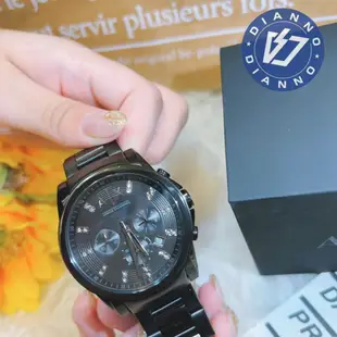 發票含保固免運 帝安諾實體店面ARMANI EXCHANGE AX 不鏽鋼鑽石切面 AX2093 水鑽 三眼多功能腕錶