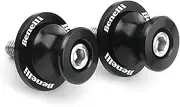 IEDZCUMC Compatible with Benelli TRK702 TRK502 TRK502/702X 251 Leoncino 500 BJ600 BN500 TNT 300 302 Motorcycle Stand Screw Swingarm Spools Slider M6(Black)