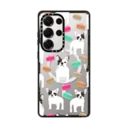 Galaxy S25 Ultra Impact Magnetic Case French Bulldog macaron cute paris dog gift frenchie owner must have transparent iphone6 cell phone case