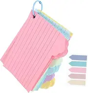 Gatuida 1 Set Colored Index Cards with Rings of Blank Flashcards for Studying for Vocabulary Notes Portable Notepads for School Office and Learning