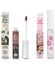 theBalm MMH Sincere/ PYP Liquid Lipstick and Lip Plumper Set