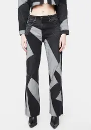 Slick Always Wonder Patchwork Jeans