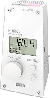 KORG KO-KDM3WH KDM-3 Digital Metronome, White