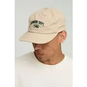 Mens Ecru MAN Embroidered Running Dept Cap